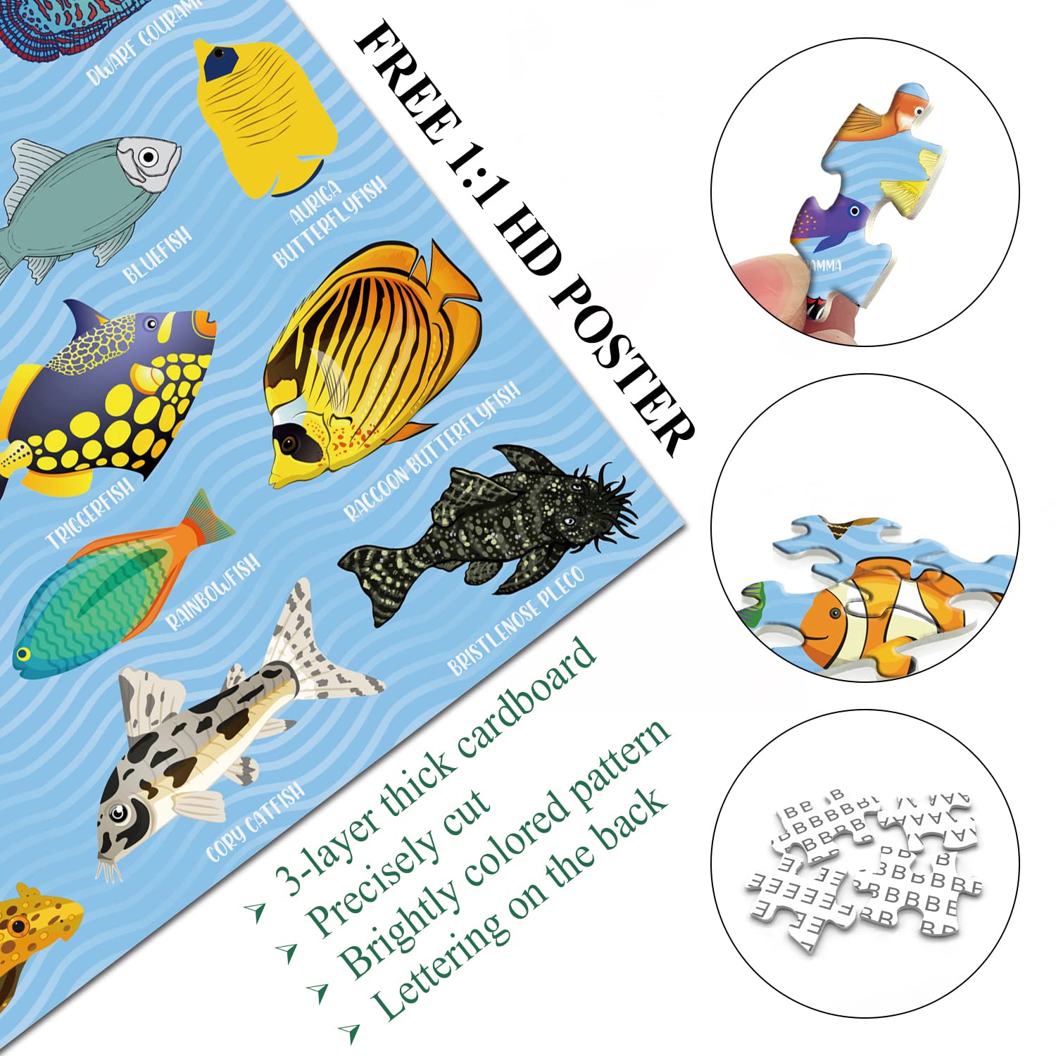 Ocean Fish Jigsaw Puzzles 1000 piezas