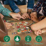 Vintage -Weihnachts -Puzzle 1000 Stücke