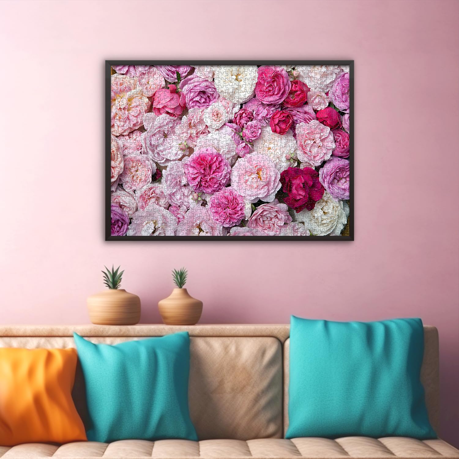 Puzzle rosa rosa puzzle 1000 pezzi