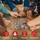 Puzzle gatto natalizio puzzle 1000 pezzi