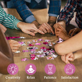 Puzzle rosa rosa puzzle 1000 pezzi