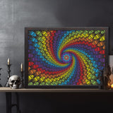 Puzzle cranio a colori puzzle 1000 pezzi