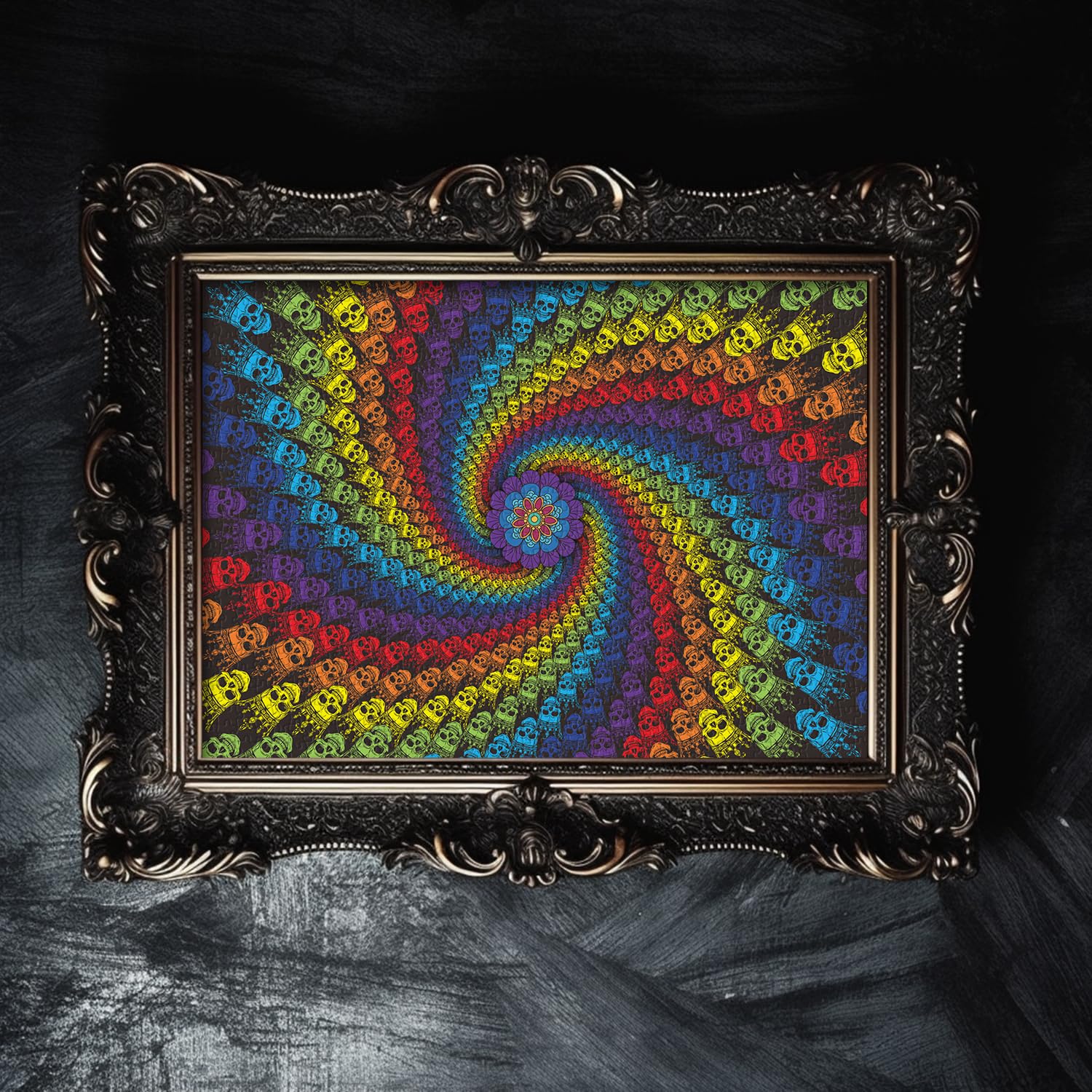 Puzzle cranio a colori puzzle 1000 pezzi