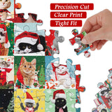 Puzzle gatto natalizio puzzle 1000 pezzi