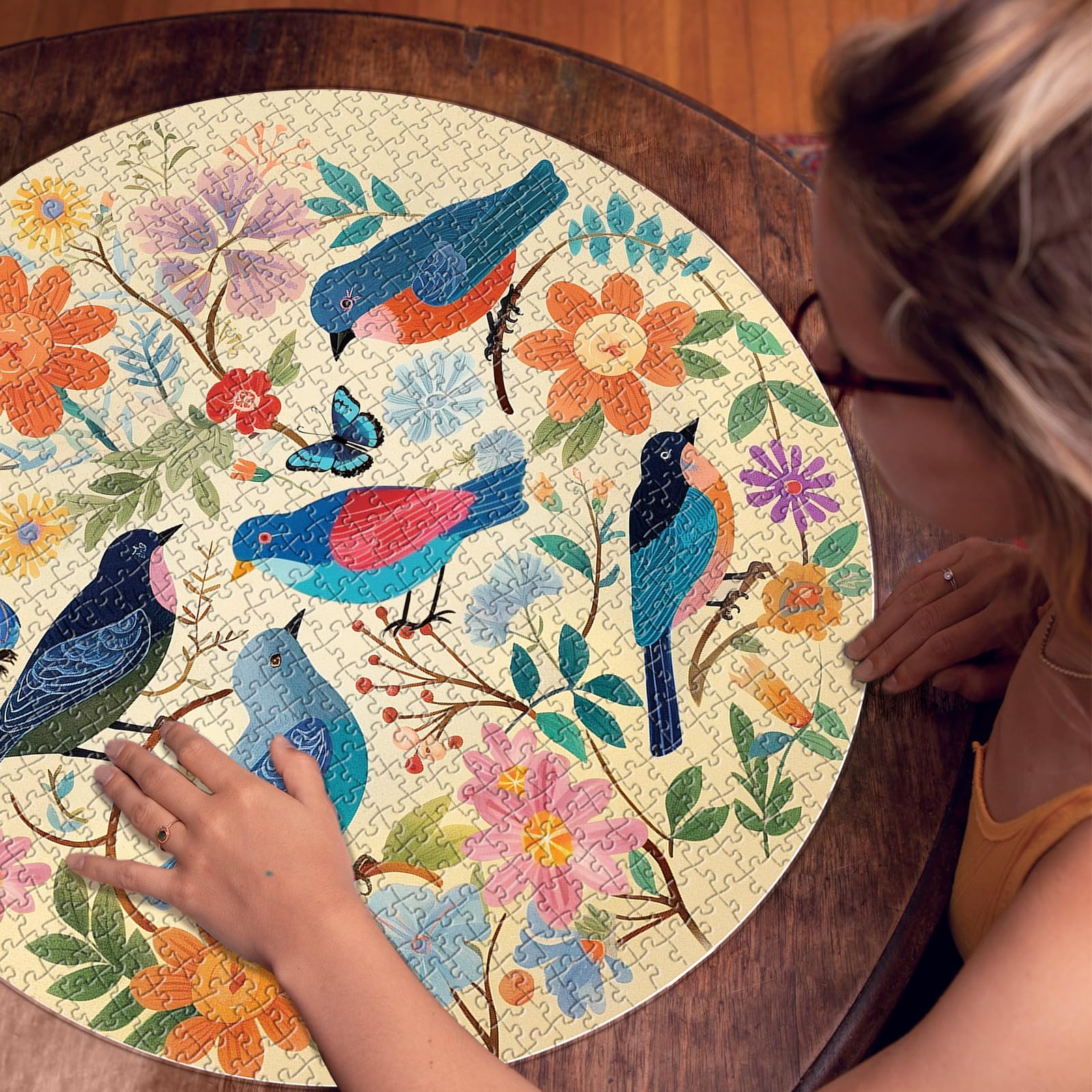 Bird & Flower Jigsaw Puzzle 1000 piezas