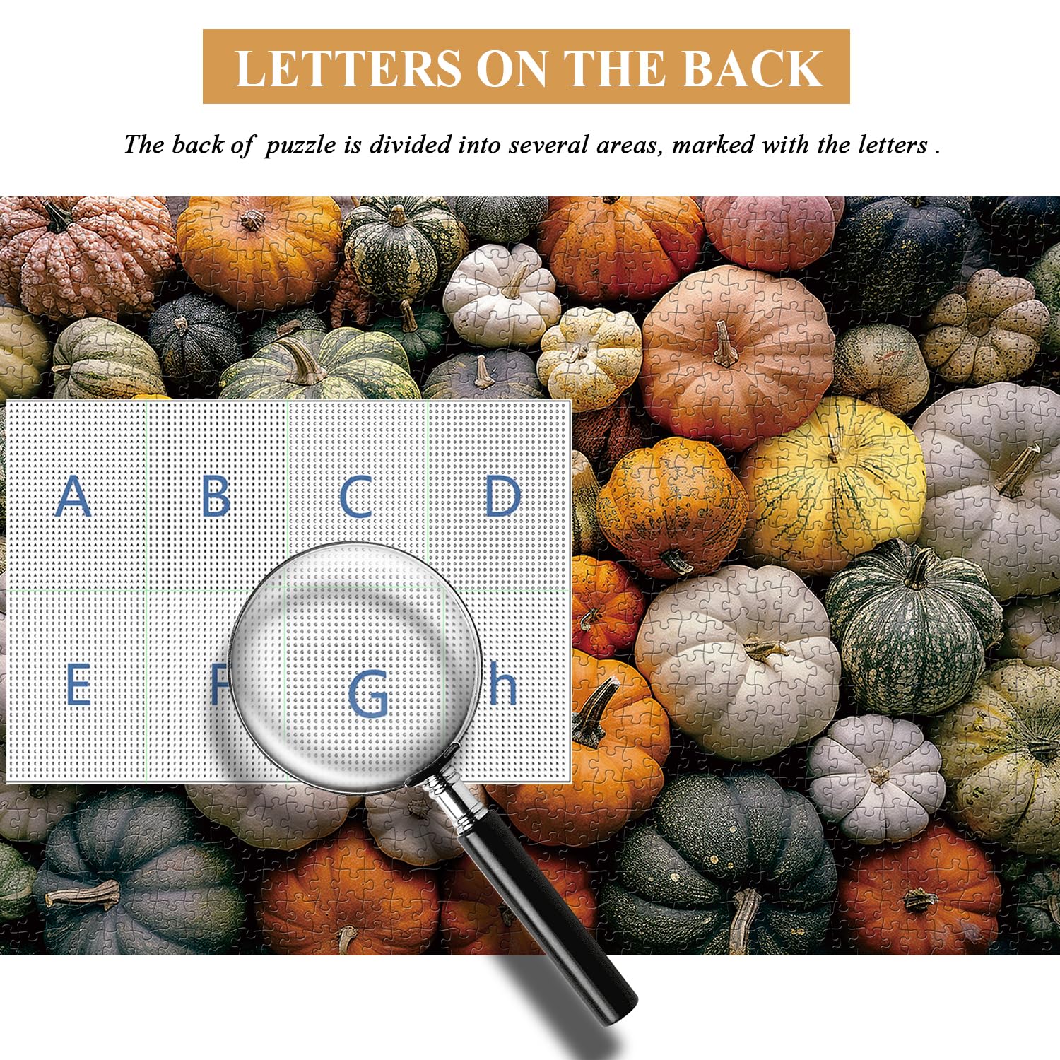 Rompecabezas de calabaza de Halloween 1000 piezas