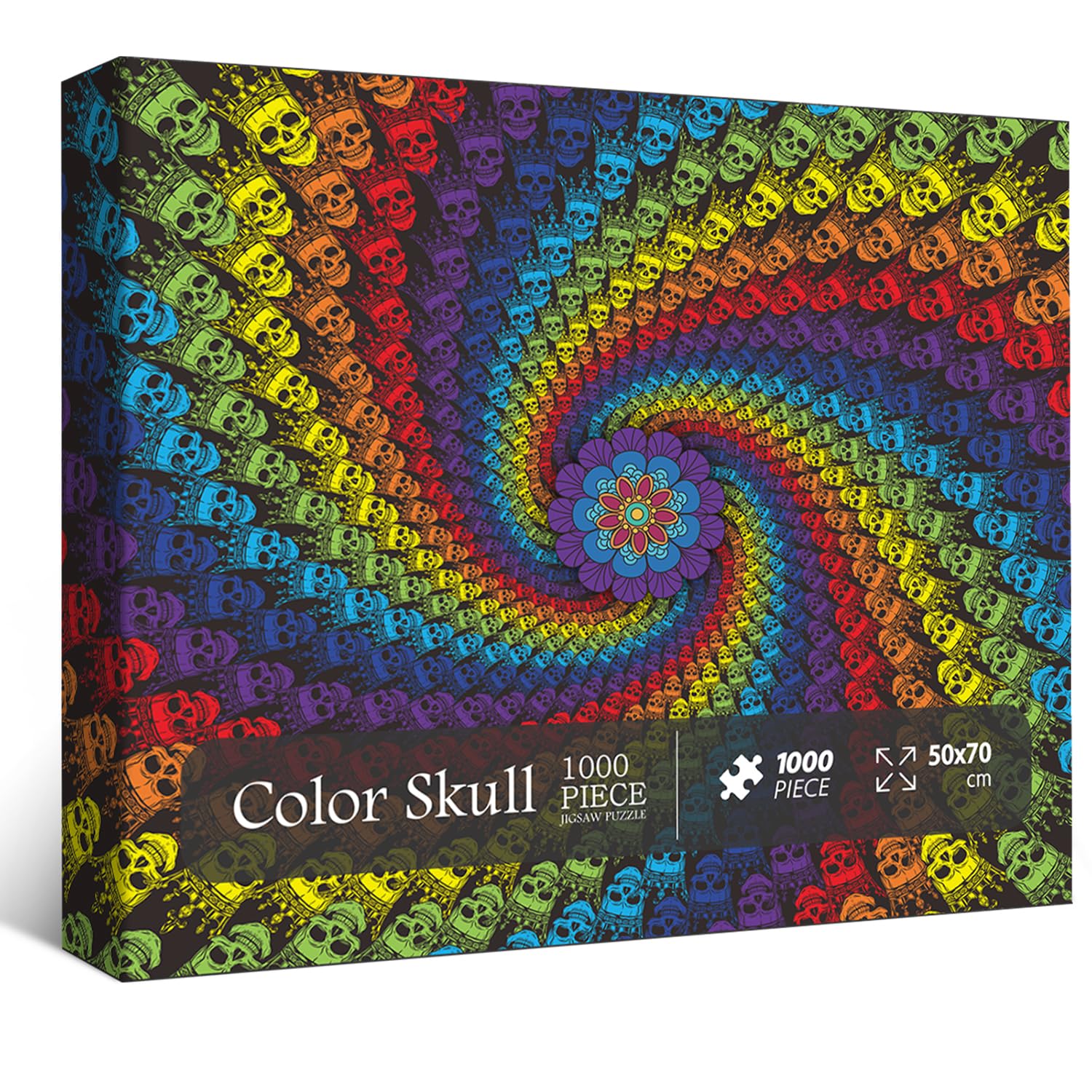 Puzzle cranio a colori puzzle 1000 pezzi