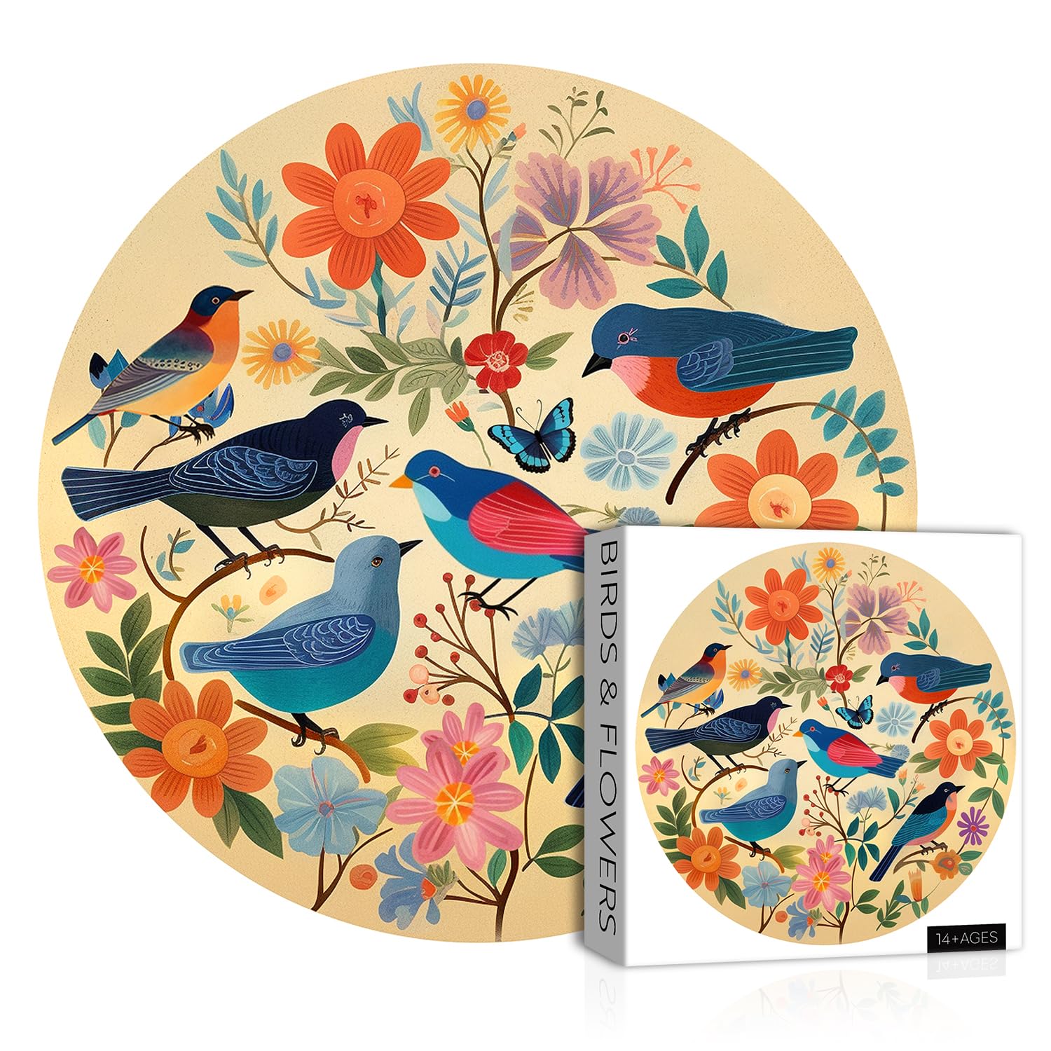 Bird & Flower Jigsaw Puzzle 1000 piezas