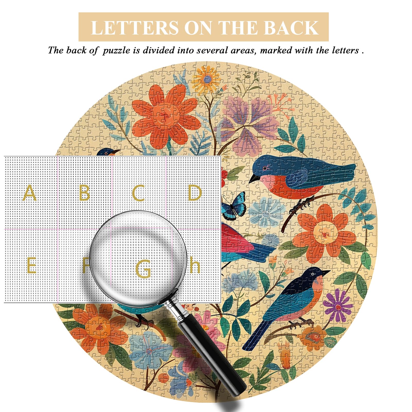 Bird & Flower Jigsaw Puzzle 1000 piezas