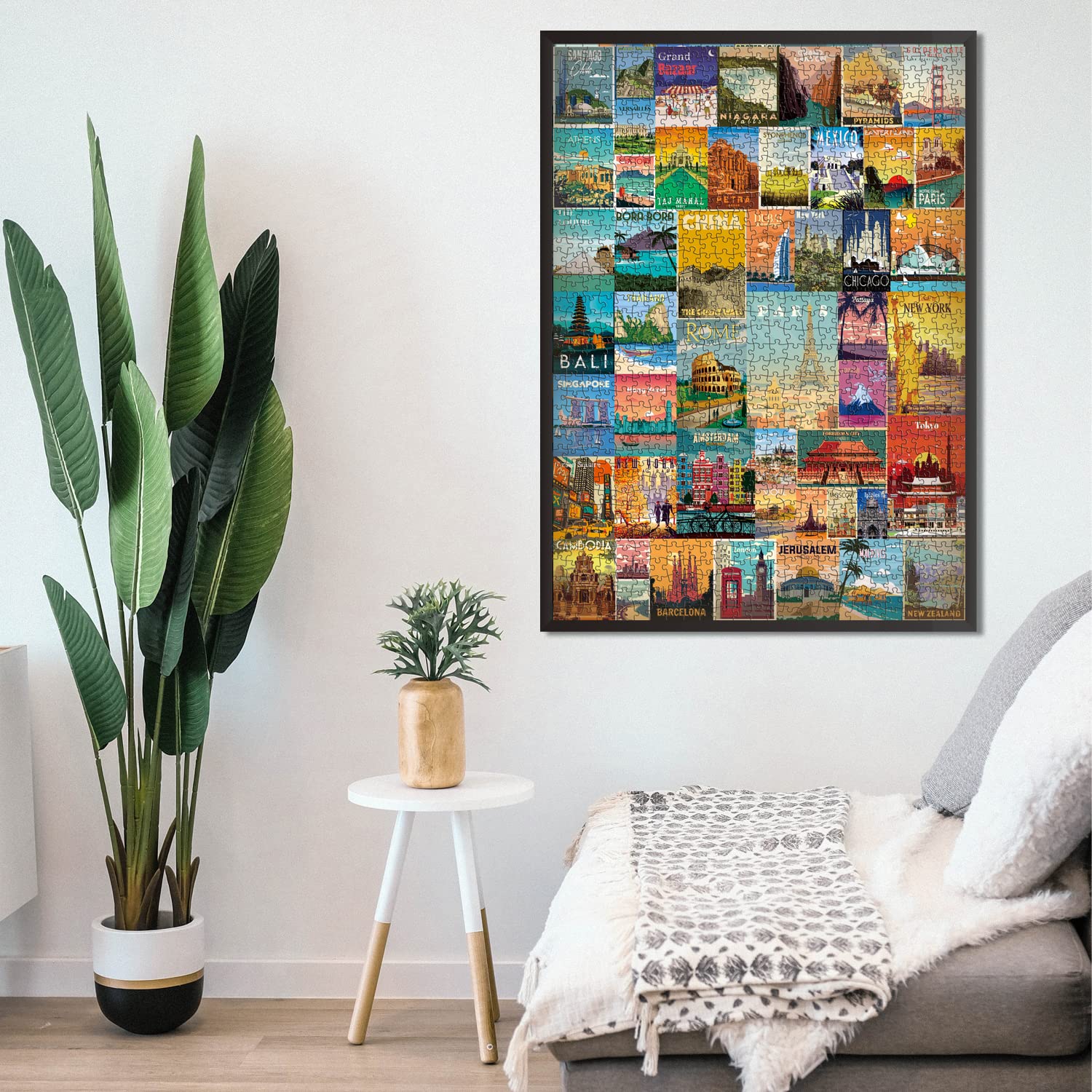 Vintage World Travel Jigsaw Puzzle 1000 Stücke