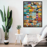 Vintage World Travel Jigsaw Puzzle 1000 Stücke