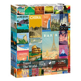 Vintage World Travel Jigsaw Puzzle 1000 piezas
