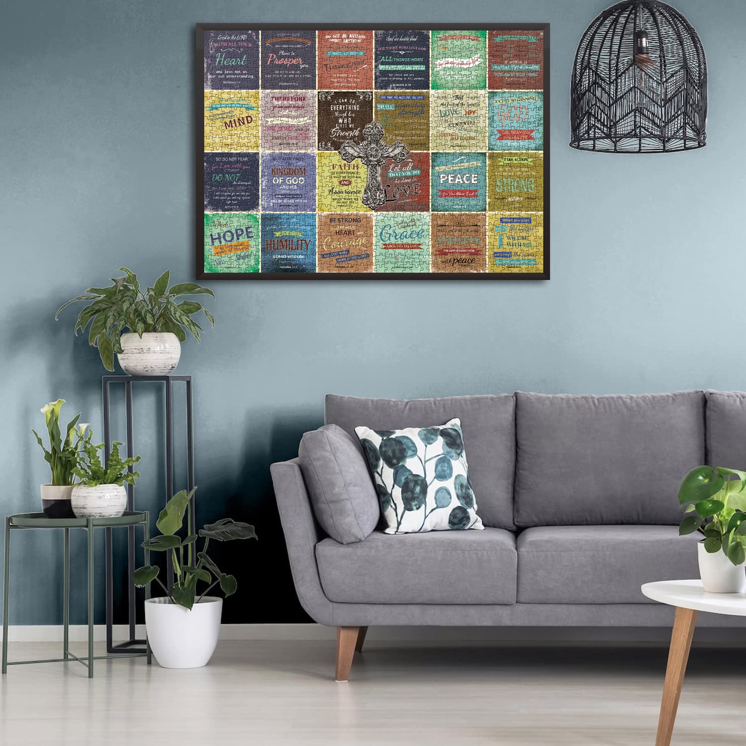 Versos bíblicos rompecabezas rompecabezas 1000 piezas