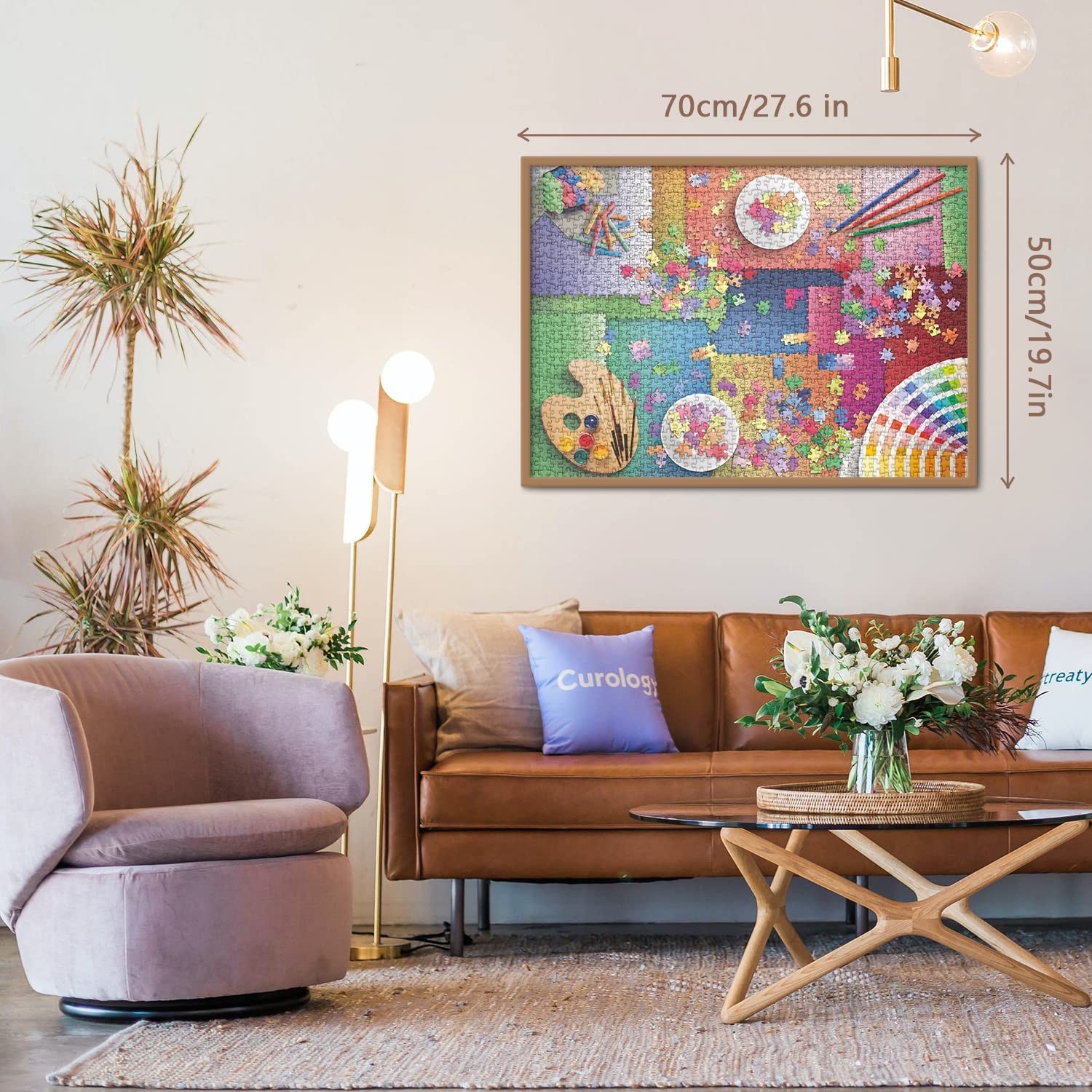 Posejo imposible de rompecabezas de gradiente 1000 piezas