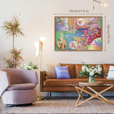 Posejo imposible de rompecabezas de gradiente 1000 piezas