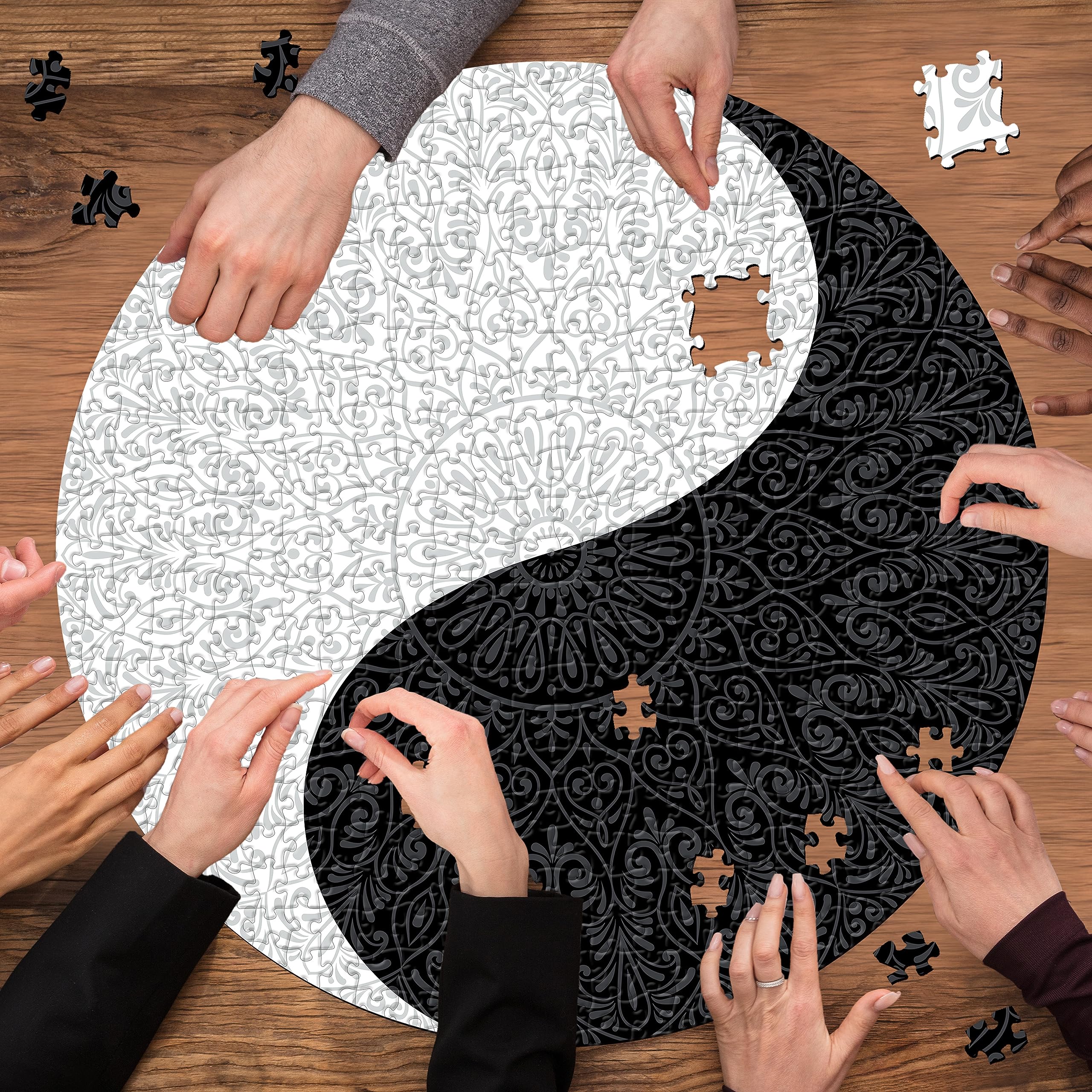 Yin yang rompecabezas rompecabezas 1000 piezas