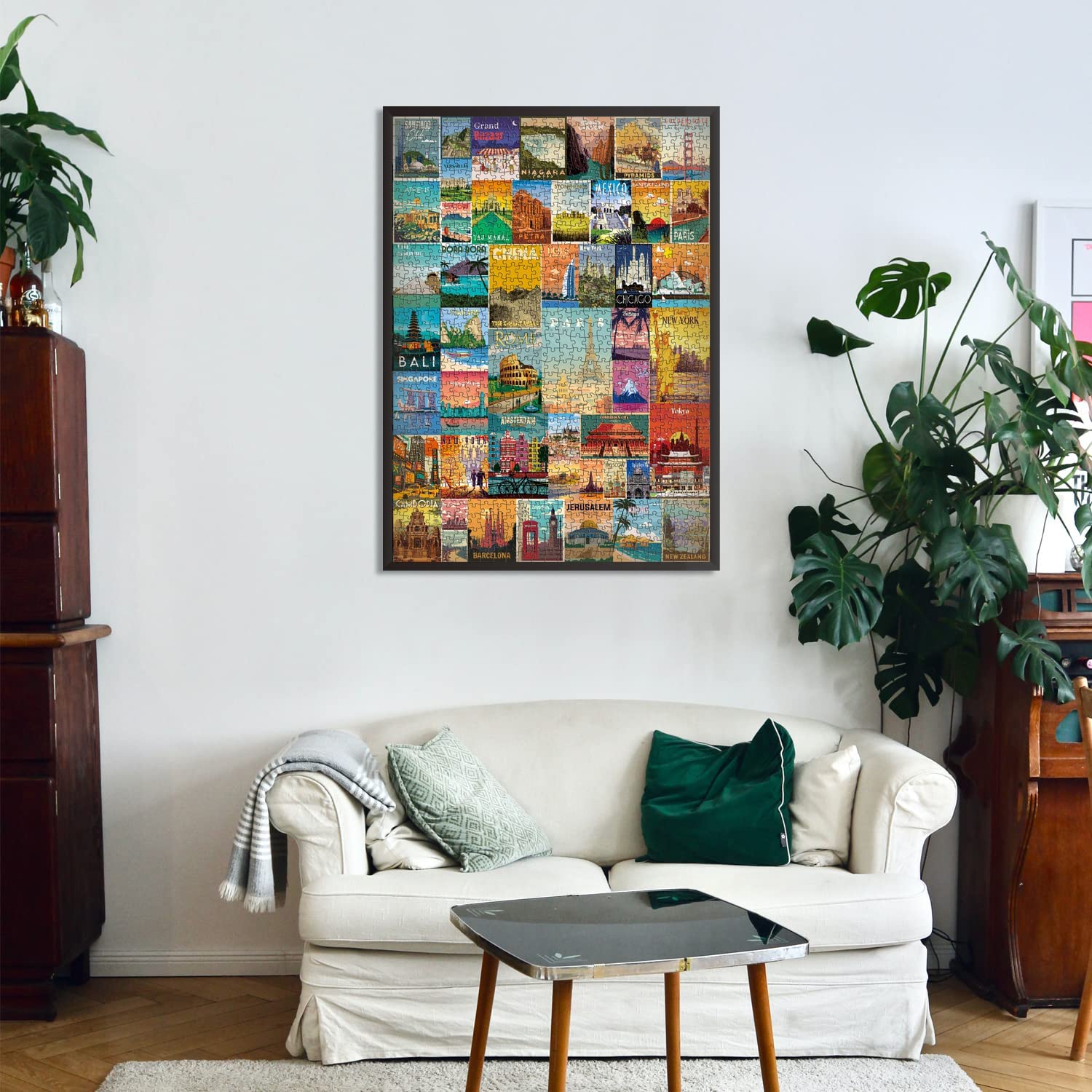 Vintage World Travel Poster Puzzle 1000 Teile