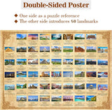 Vintage World Travel Poster Puzzle 1000 Teile