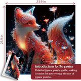 Kristallfuchs -Puzzle 1000 Stück