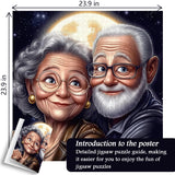 Puzzle Silver Hair Embrace 1000 pièces