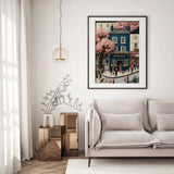 Cherry Blossom Street Jigsaw Puzzle 1000 Pieces