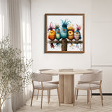 Puzzle con uccelli dei cartoni animati, 1000 pezzi