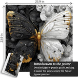 YinYang Butterfly Jigsaw Puzzle 1000 Pieces
