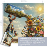 Puzzle con vaso primaverile da 1000 pezzi