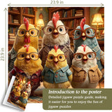 Study Chickens Puzzle 1000 Teile