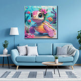 Pink Turtle Jigsaw Puzzle 1000 Pieces