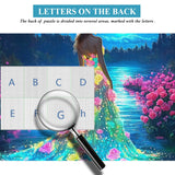 Moonlight Rose Lady Jigsaw Puzzle 1000 Pieces