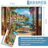 Flower-filled Lakeside Jigsaw Puzzle 1000 Pieces