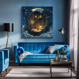 Rompecabezas de nido de libro de noche estrellada, 1000 piezas