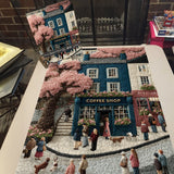 Cherry Blossom Street Jigsaw Puzzle 1000 Pieces