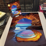 Puzzle Caverne Lumineuse 1000 Pièces