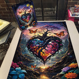 Puzzle Árbol Corazón 1000 Piezas