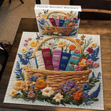 Blumenbücher Korb Puzzle Rätsel 1000 Stücke