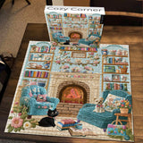 Gemütliche Eckpuzzles 1000 Stücke
