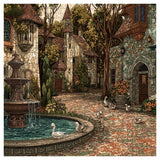 Serene Fountain Puzzle 1000 Teile