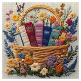 Blumenbücher Korb Puzzle Rätsel 1000 Stücke