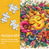 Sun’s Floral Bed Jigsaw Puzzle 1000 Piece