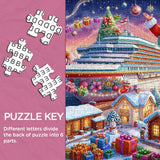 Santa’s Gift Voyage Jigsaw Puzzle 1000 Pieces