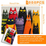 Puzzle con simpatici gatti pelosi, 1000 pezzi