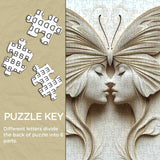 Butterfly Faced Twins Jigsaw Puzzle 1000 Pieces