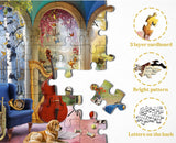 Jahreszeitenkammer-Puzzle 1000 Teile