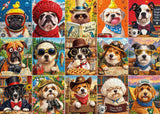 Pup Collage World Puzzle 1000 Teile