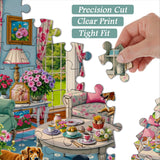 Warm Living Room Jigsaw Puzzles 1000 Pieces
