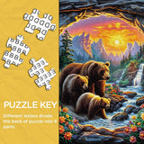 Mountain Bears Jigsaw Puzzle 1000 Pieces