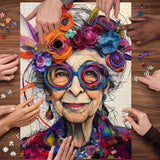 Rompecabezas de años coloridos de 1000 piezas