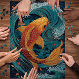 Koi Wave Puzzle 1000 Teile